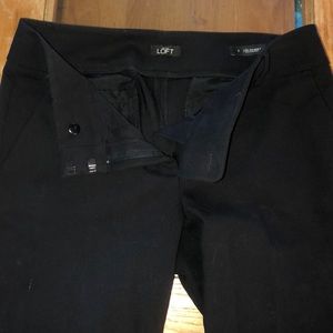 LOFT Black Julie Skinny Dress Pants